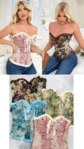 corsetto ricamato