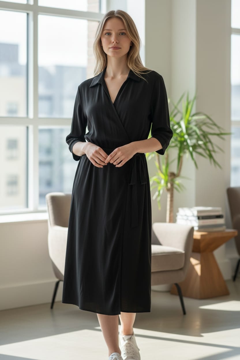Vestito lungo nero